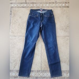 Denizen By Levi's Women's Skinny Jeans - Dark Blue Denim